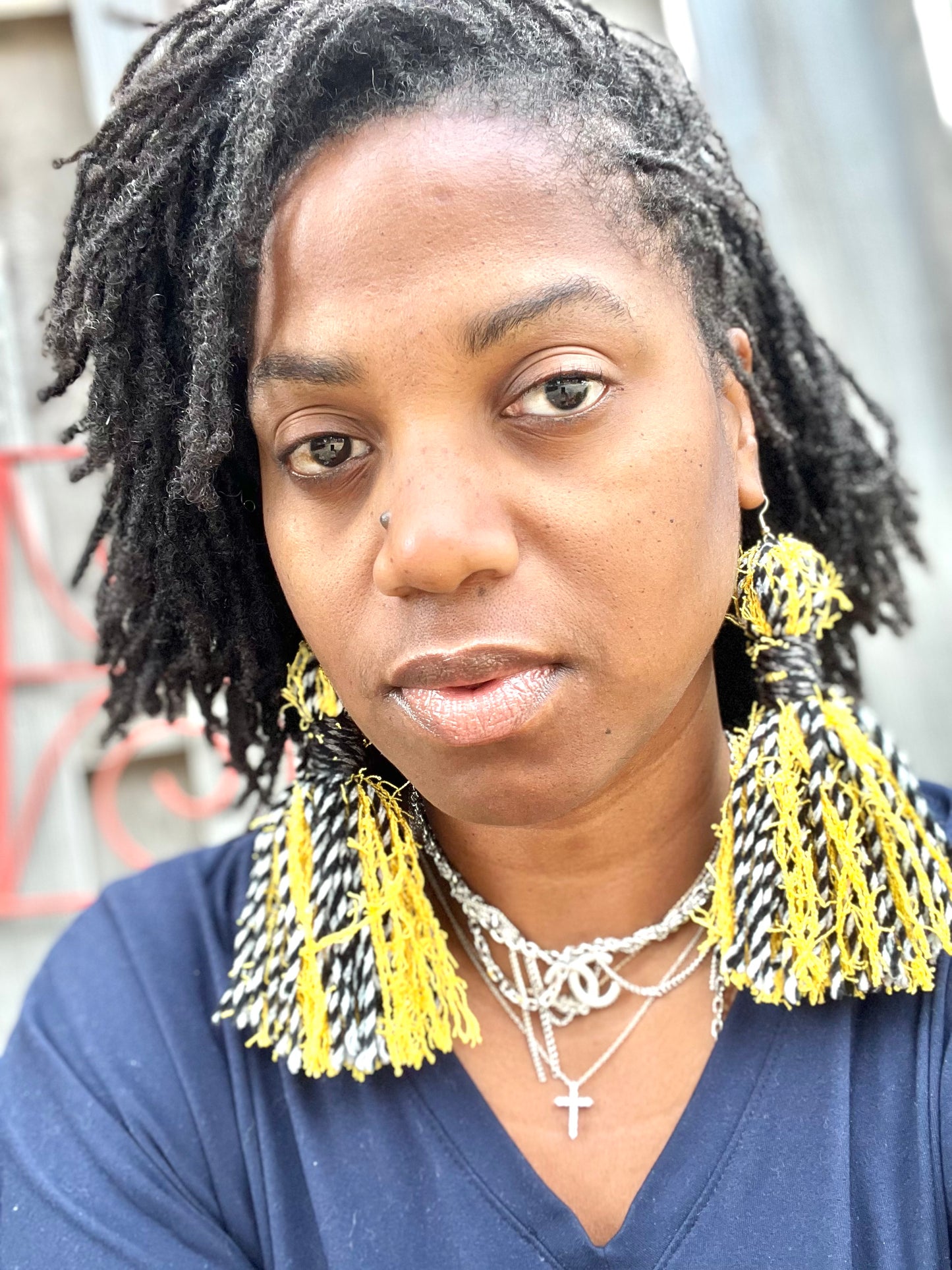 BEEZ IN THE TRAP TASSEL EARRINGS