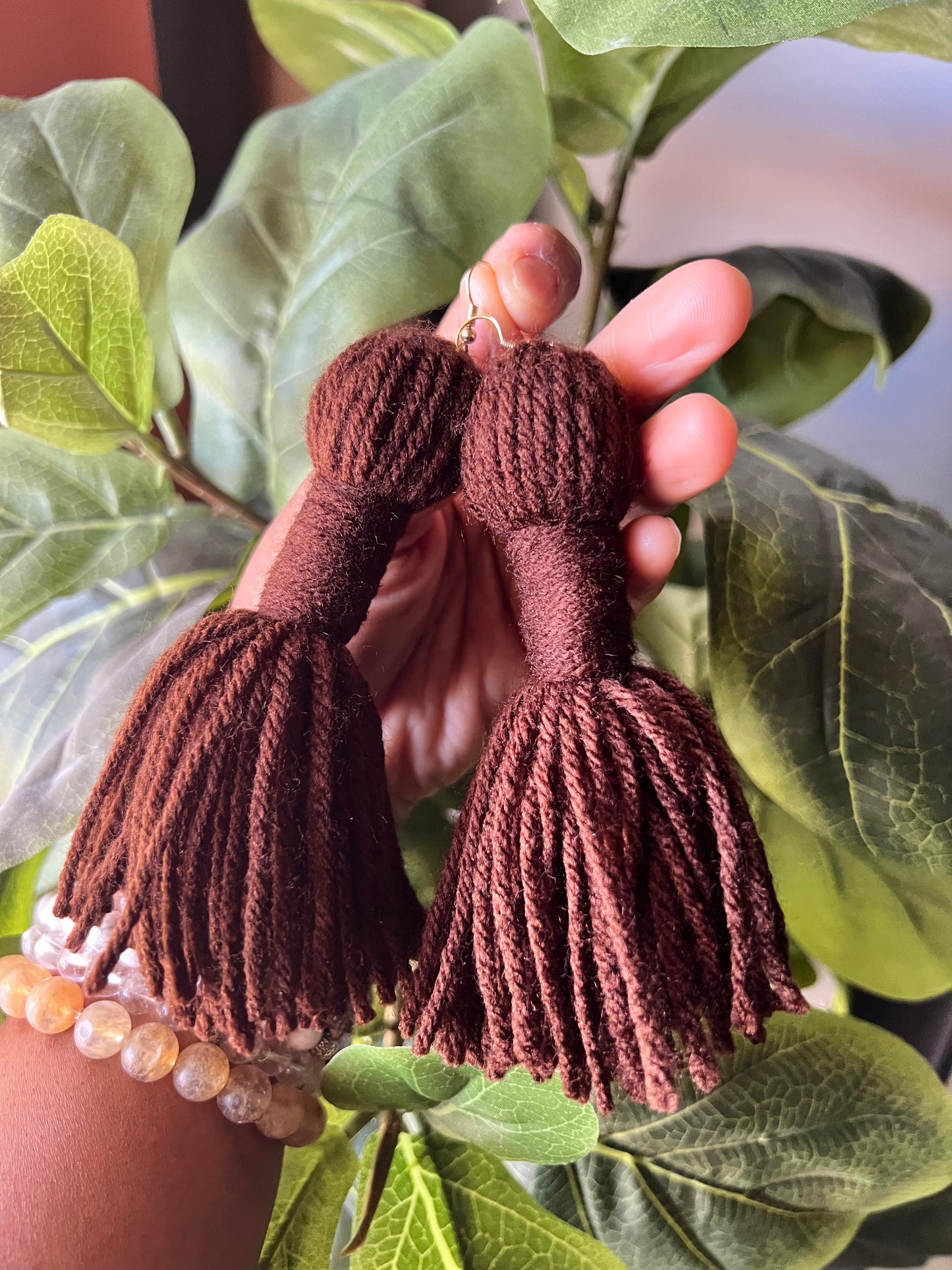 *CUSTOM/MAKE IT YOUR OWN* | REGULAR TASSEL YARN EARRINGS
