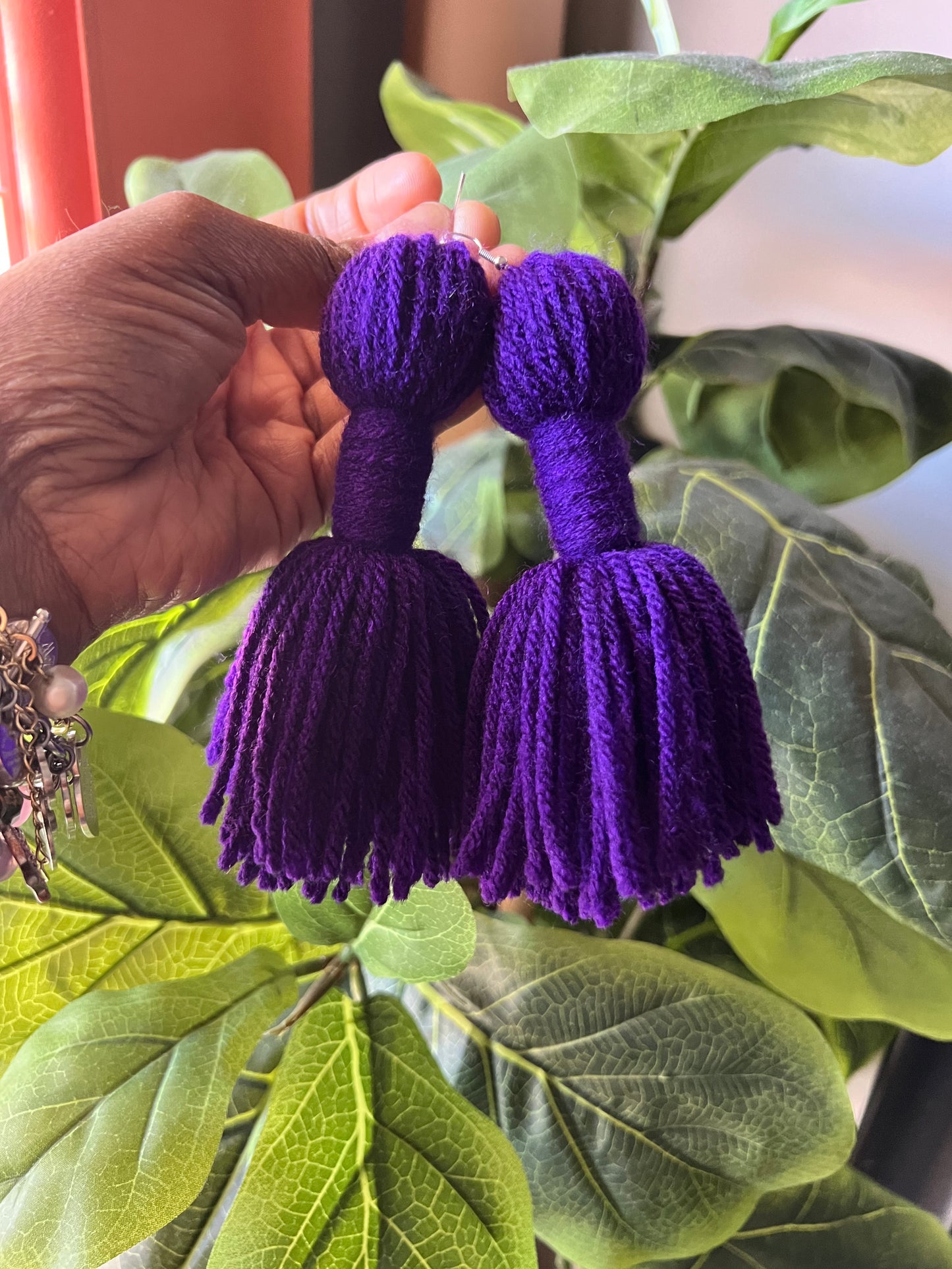 *CUSTOM/MAKE IT YOUR OWN* | REGULAR TASSEL YARN EARRINGS